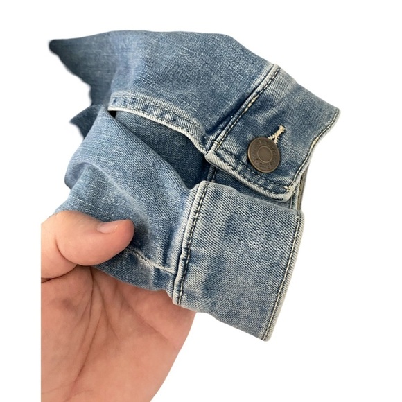 St. John's Bay Light Wash Stretch Denim Jean Jacket NWT Size XXL - Picture 5 of 8